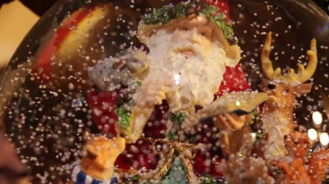 Winter Snow Globe Stock-Footage 45177366