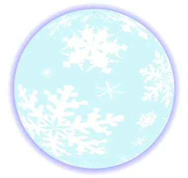 Winter Snow Globe Stock Illustration