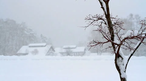 Winter snow landscape. Stock-Footage 35203787