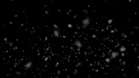 Winter Snow Looping Animation. Large and Small Snowflakes Falling Down. Stock Footage 117230379