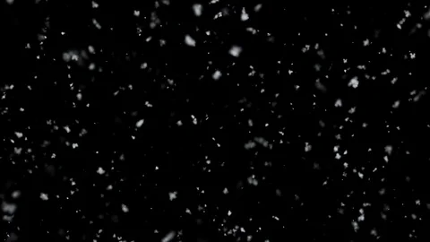 Winter Snow Looping Animation. Large and Small Snowflakes Falling Down. Vidéo 117230422