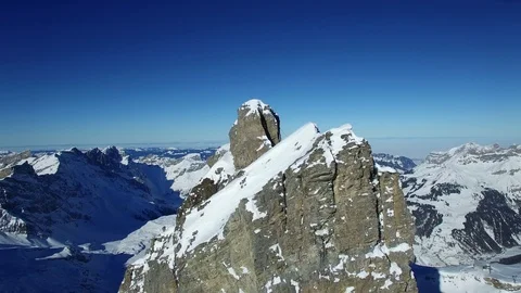 Winter Snow Mountain Landscape Background Stock Footage 86866808