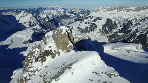 Winter Snow Mountain Landscape Background Video stock 86867421