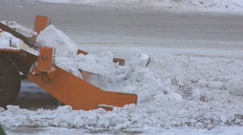 Winter Snow Removal 04 Stock Footage 33887983