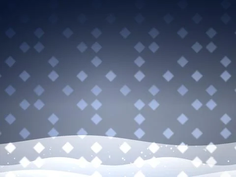 Winter Snow Scene Stock Illustration