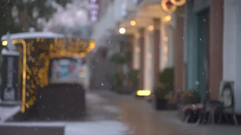 Winter snow slow motion frame Video stock 146061973