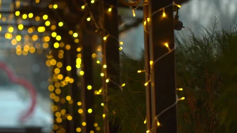 Winter snow slow motion frame Video stock 146062172