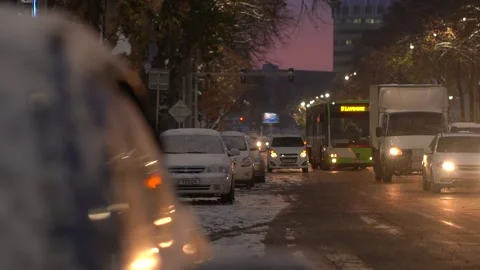 Winter snow slow motion frame Stock Footage 146062523