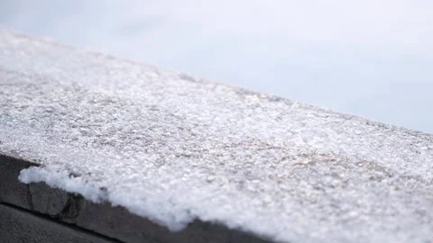 Winter snow. Snow texture Top view of the snow. Texture design. Snowy white Stock Footage 183080827