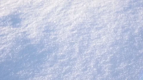 Winter snow. Snow texture Top view of the snow. Texture design. Snowy white Stock Footage 203852069