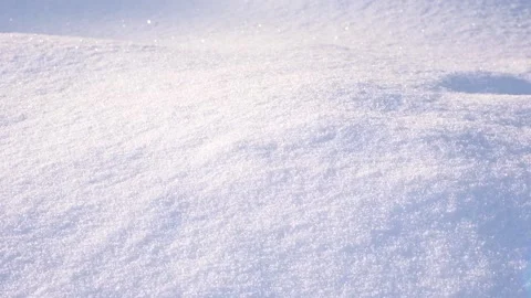 Winter snow. Snow texture Top view of the snow. Texture design. Snowy white Stock Footage 206171747