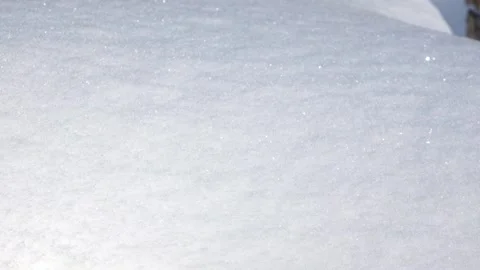Winter snow. Snow texture Top view of the snow. Texture design. Snowy white Stock Footage 219361630