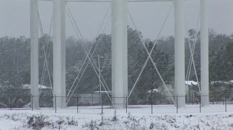 Winter Snow Storm Stock Footage 12626182