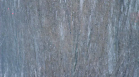 Winter Snow Storm Snowfall Blizzard HD Stock Footage 33624097