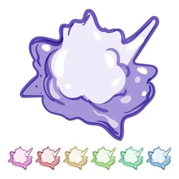 Winter snowball cartoon vector graphic Stock Illustration