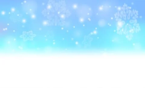 Winter snowfall effect, snowflakes and snow particle fall down. Christmas, .. Stock Illustration