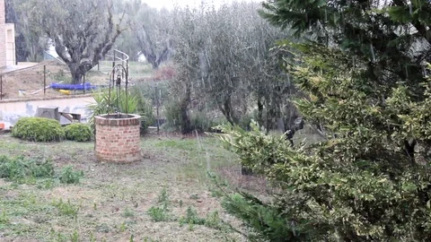 Winter snowfall Stock Footage 103659496