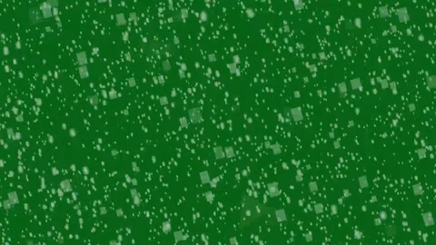 Winter Snowfall overlay on green background. winter snow flurry. Stock Footage 296215834