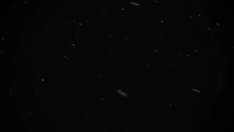 Winter Snowfall Overlay With Real Snow Storm On Black Background Stock Footage 326171532