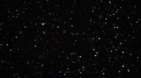 Winter snowfall. Snow Slow motion filmed at 250fps outdoors with studio lighting Stock Footage