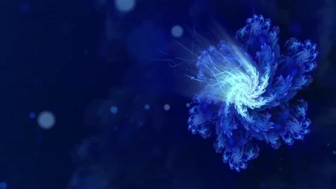 Winter snowflake in a 3D animation Stock Footage 238970818
