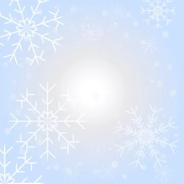Winter snowflake background Stock Illustration
