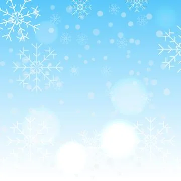Winter snowflake background Stock Illustration