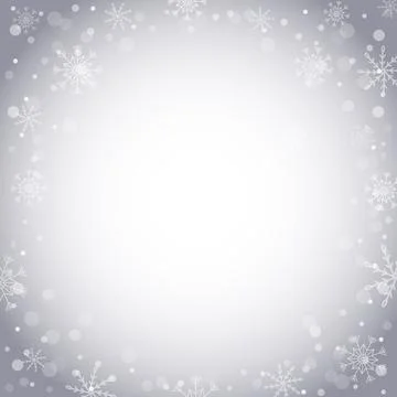 Winter snowflake background. Vector illustration. Stock Illustration