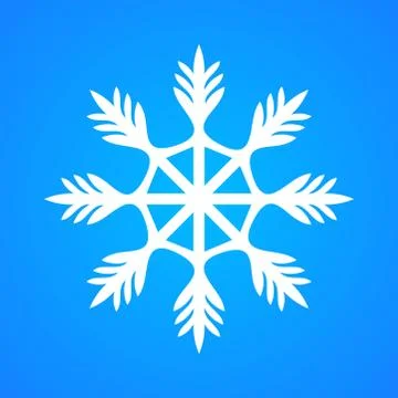 Winter snowflake icon vector illustration Stock Illustration
