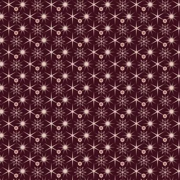 Winter Snowflake Pattern Stock Illustration