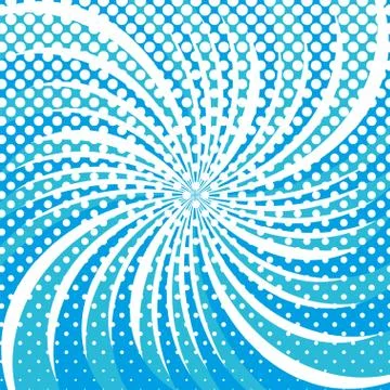 Winter snowflake star halftone round shapes pattern Stock Illustration