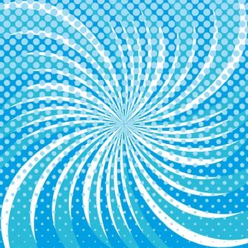 Winter snowflake star halftone round shapes pattern イラスト素材