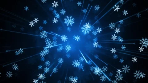 Winter Snowflakes Celebration Stock-Footage 317840185