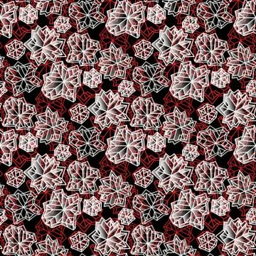 Winter snowflakes design Stock Illustration