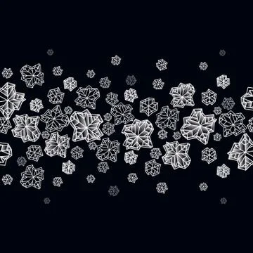 Winter snowflakes design Stock Illustration