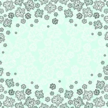 Winter snowflakes design Stock Illustration