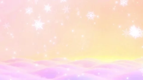 Winter Snowflakes Falling on Lavender Clouds: A Chilly Dream - Ideal for Holida 스톡 동영상 330319251