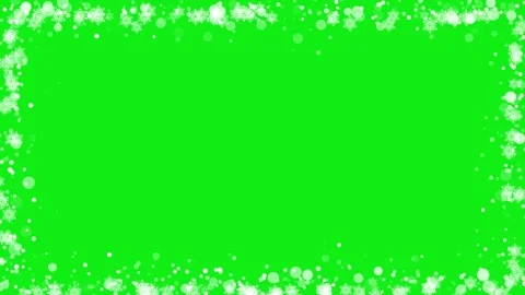 Winter Snowflakes Rectangle Border Frame Animation. Vídeos de archivo 335996207