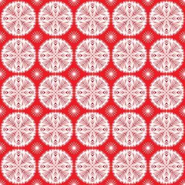 Winter snowflakes seamless pattern Stock Illustration