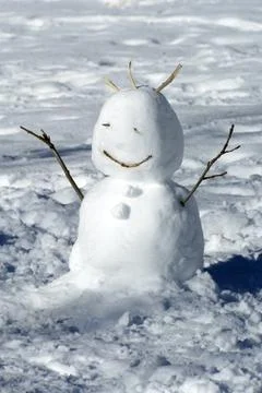 Winter snowman Foto stock