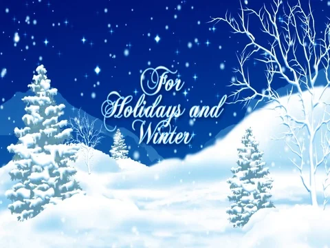 Winter SnowMan Promo Stock After Effects