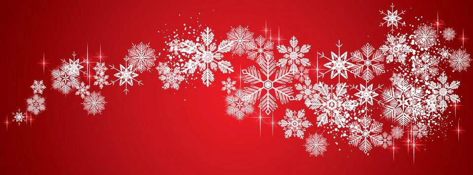 Winter snowy background Stock Illustration