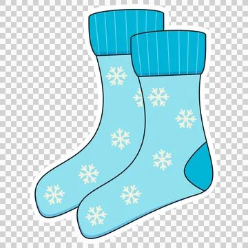 Winter socks Stock Illustration