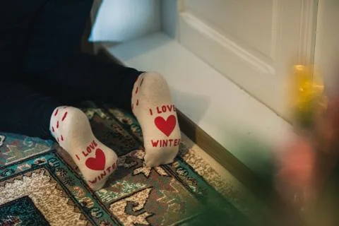 Winter Socks Stock Photos