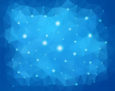 Winter Sparkles Abstract Background Stock Illustration