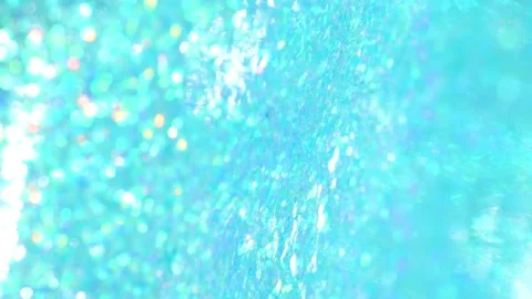 Winter sparkling background. Icy blue cool iridescent bokeh Stock Footage 319679252