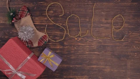 Winter special offer for holiday Stock Footage 113447925