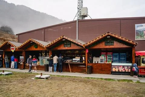 Winter Stalls Foto stock