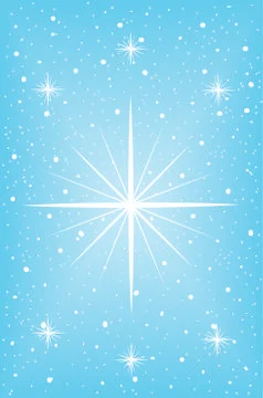 The winter star Stock Illustration