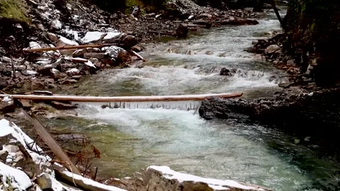 Winter Steam Video stock 273344925